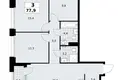 Wohnung 3 zimmer 78 m² Kommunarka, Russland