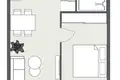 Mieszkanie 2 pokoi 49 m² Kłajpeda, Litwa
