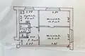 2 room apartment 42 m² Kryvaja Biaroza, Belarus