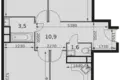 Mieszkanie 3 pokoi 74 m² Mytishchi Urban Okrug, Rosja