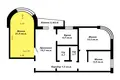 Wohnung 3 zimmer 78 m² Homel, Belarus