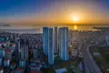 Complejo residencial High-rise residence with large green areas, swimming pools and a spa, Istanbul, Turkey