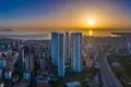 Complejo residencial High-rise residence with large green areas, swimming pools and a spa, Istanbul, Turkey