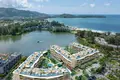 Kompleks mieszkalny New residential complex on the lagoon shore near Bang Tao beach, Phuket, Thailand