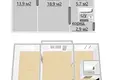 Mieszkanie 2 pokoi 44 m² Homel, Białoruś