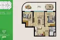 Appartement 2 chambres 60 m² Mezitli, Turquie