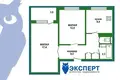 Квартира 2 комнаты 49 м² Минск, Беларусь