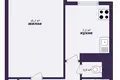 1 room apartment 34 m² Minsk, Belarus