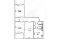 Apartamento 3 habitaciones 69 m² Muchaviecki sielski Saviet, Belarús