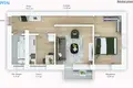 Mieszkanie 2 pokoi 46 m² Wilno, Litwa