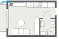 Wohnung 1 zimmer 26 m² Klaipeda, Litauen