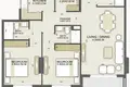 Квартира 3 комнаты 117 м² Дубай, ОАЭ