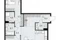 Apartamento 3 habitaciones 88 m² Kommunarka, Rusia