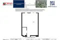 Büro 42 m² Minsk, Belarus