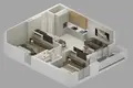 Квартира 3 комнаты 73 м² Буртаиши, Черногория