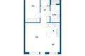 Квартира 2 комнаты 52 м² Раахе, Финляндия