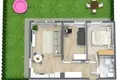 3 room apartment 52 m² Klaipėda, Lithuania