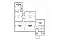Квартира 80 м² Мухавецкий сельский Совет, Беларусь