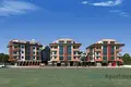 Residential quarter Luxury apartments in Novita konaklari complex in Oba