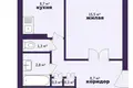 3 room apartment 64 m² Smarhon, Belarus