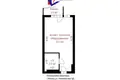 Apartamento 1 habitación 29 m² Minsk, Belarús