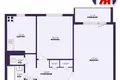 Квартира 2 комнаты 46 м² Слуцк, Беларусь