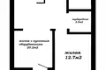 2 room apartment 42 m² Minsk, Belarus