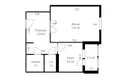Appartement 1 chambre 45 m² Minsk, Bélarus
