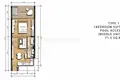 Appartement 1 chambre 62 m² Choeng Thale, Thaïlande