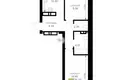 Apartamento 2 habitaciones 58 m² Guryevsky District, Rusia