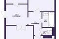 Mieszkanie 3 pokoi 62 m² Yubiliejny, Białoruś
