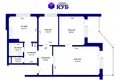 Apartamento 3 habitaciones 60 m² Minsk, Belarús