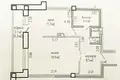Wohnung 1 zimmer 44 m² Minsk, Belarus