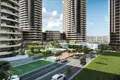 Complejo residencial High-rise residence with swimming pools, a spa area and a sports complex in the heart of Istanbul, Turkey