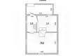 House 42 m² Muhavecki selski Savet, Belarus