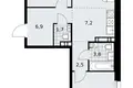 3 room apartment 60 m² poselenie Sosenskoe, Russia