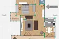 Appartement 2 chambres 126 m² Dobra Voda, Monténégro