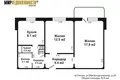 Квартира 2 комнаты 53 м² Гатово, Беларусь