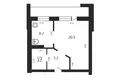 1 room apartment 38 m² Minsk, Belarus