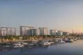  New residential complex Pier Point 1&2 with a swimming pool and green areas on the first sea line, Port Rashid, Dubai, UAE