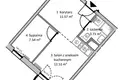 Квартира 2 комнаты 35 м² Варшава, Польша