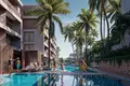 Wohnkomplex Exclusive oceanfront residential complex with a surf club, swimming pools and a co-working area, Pandawa, Bali, Indonesia