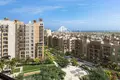 Residential complex New residence Lamaa with swimming pools and a green area near a highway, Umm Suqeim, Dubai, UAE