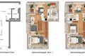 3 room apartment 57 m² Minsk, Belarus