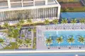 Residential complex New high-rise Auresta Residence with swimming pools, lounge areas and sports grounds, JVC, Dubai, UAE
