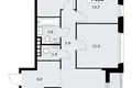 3 room apartment 71 m² Postnikovo, Russia