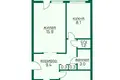 3 room apartment 60 m² Lida, Belarus