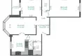 Apartamento 3 habitaciones 80 m² en Minsk, Bielorrusia