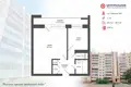 Квартира 1 комната 40 м² Минск, Беларусь