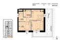 1 bedroom apartment 41 m² Poznan, Poland